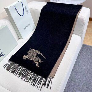 Burberry Knight Emblem Reversible Scarf